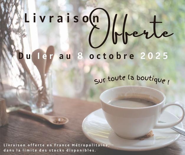 Livraison offerte octobre 2025